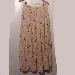 Cato Floral Maxi Skirt Size 6 (Medium)